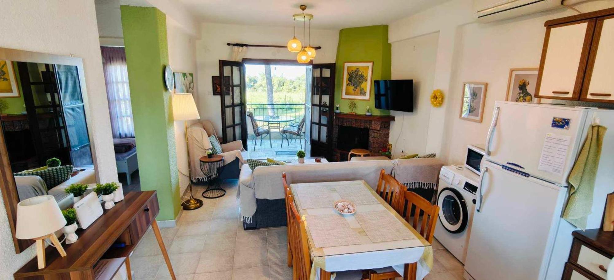 Golden Summer Apartment Néa Fókaia Extérieur photo